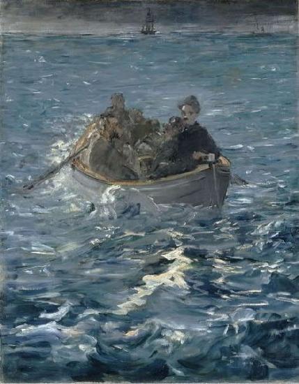Edouard Manet L'Evasion de Rochefort oil painting image